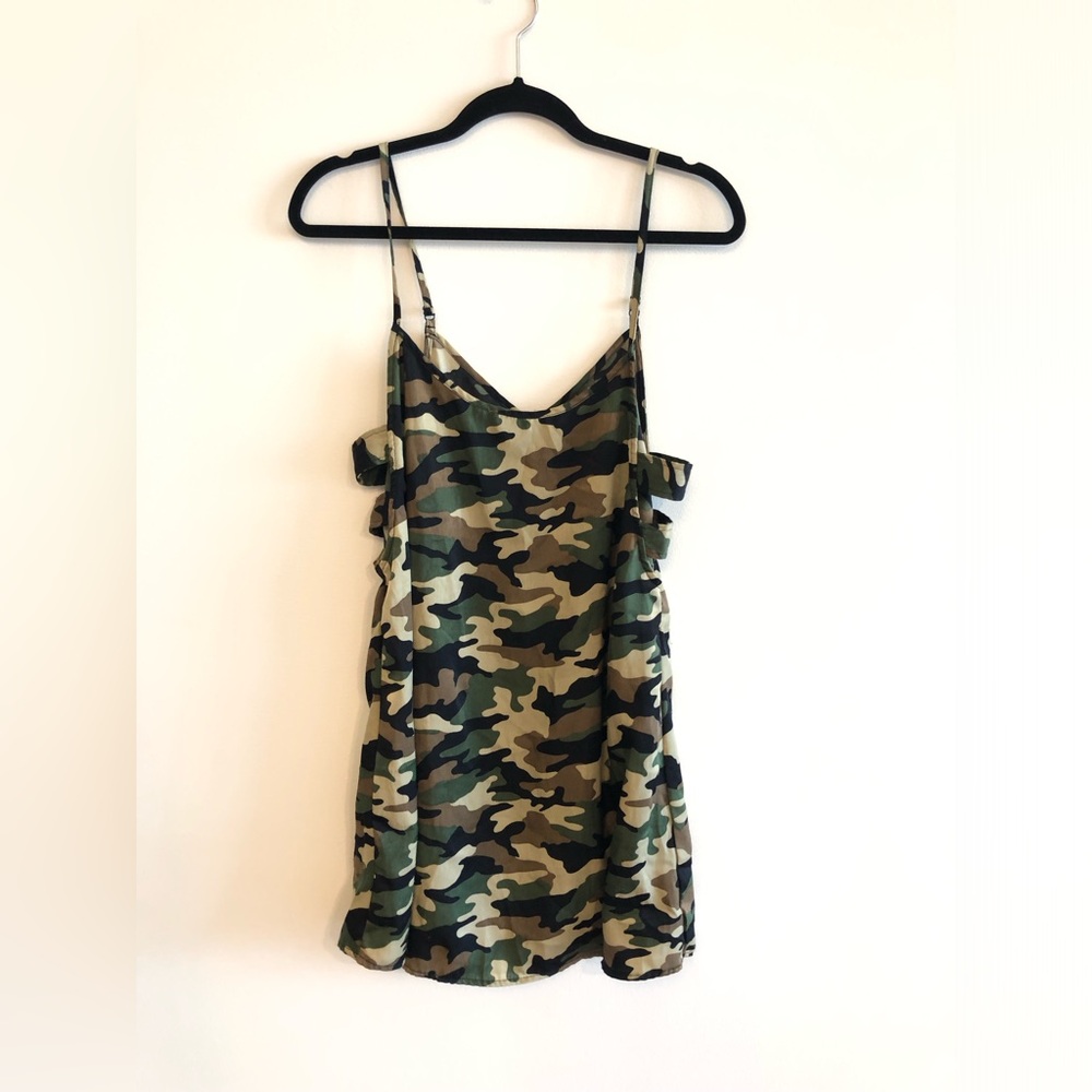 Camo Slip Dress Size S